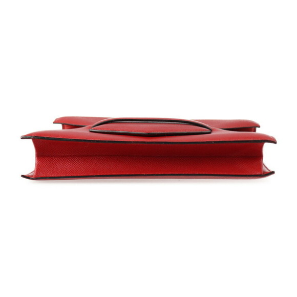 HERMÈS Faco Clutch Bag Couchbel Red Series Second Engraved - Picture 4 of 9